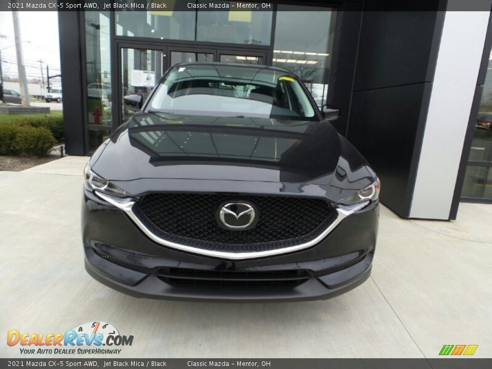 2021 Mazda CX-5 Sport AWD Jet Black Mica / Black Photo #5