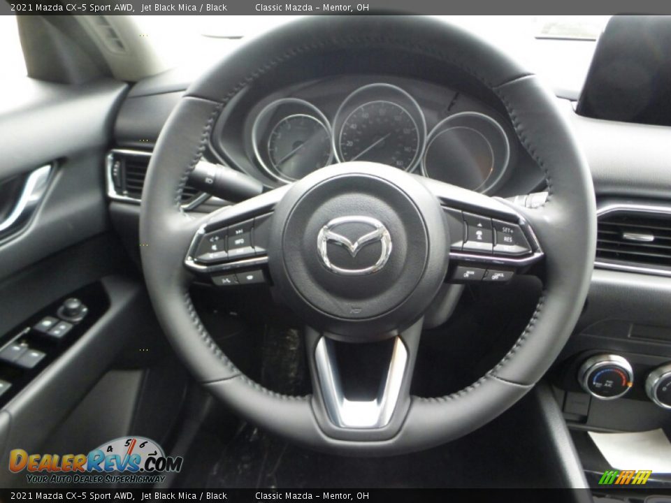 2021 Mazda CX-5 Sport AWD Jet Black Mica / Black Photo #9
