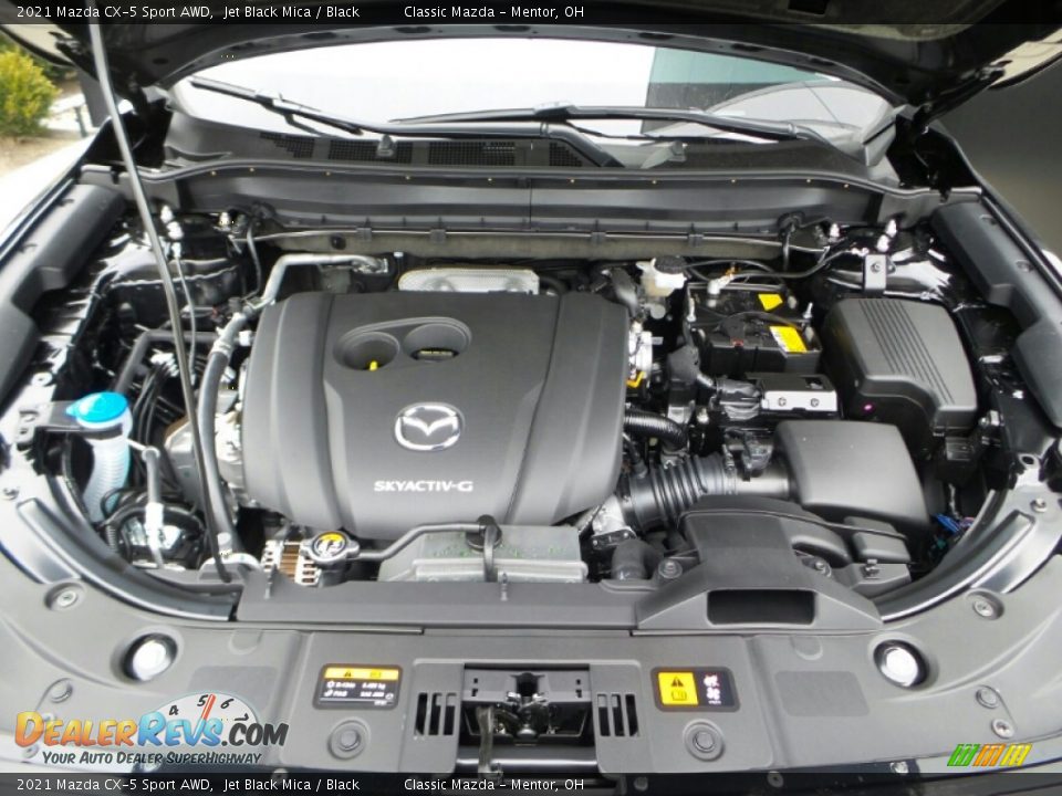 2021 Mazda CX-5 Sport AWD Jet Black Mica / Black Photo #10