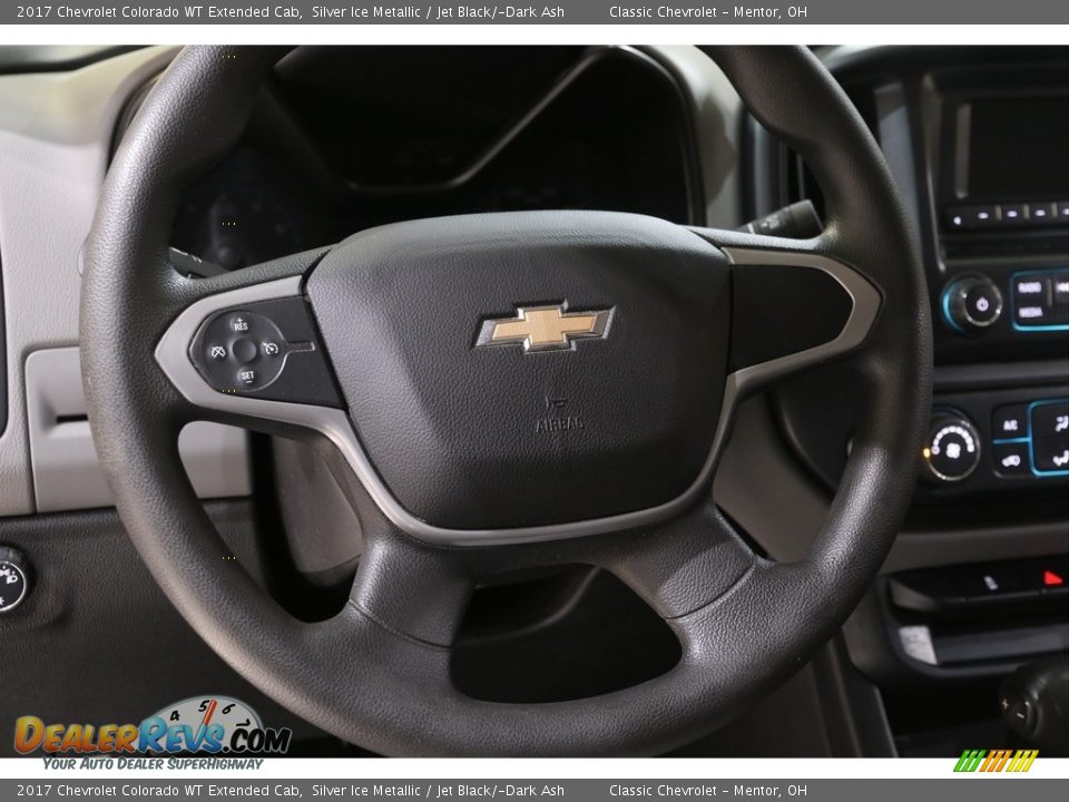 2017 Chevrolet Colorado WT Extended Cab Silver Ice Metallic / Jet Black/­Dark Ash Photo #7