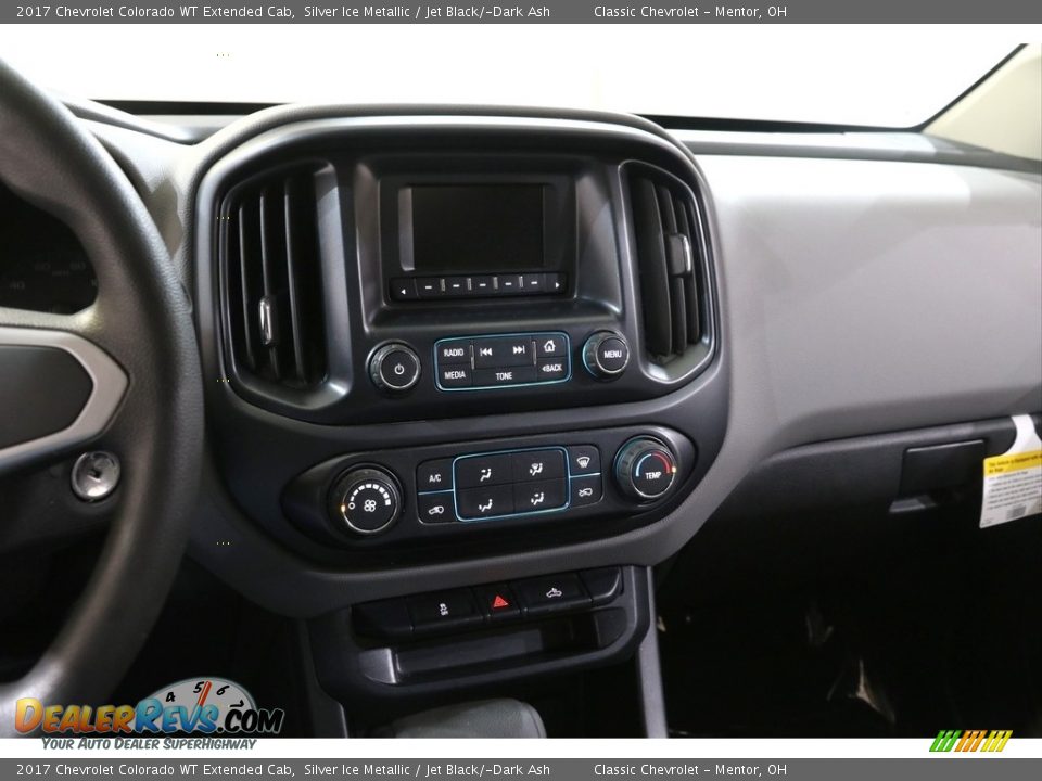 2017 Chevrolet Colorado WT Extended Cab Silver Ice Metallic / Jet Black/­Dark Ash Photo #9