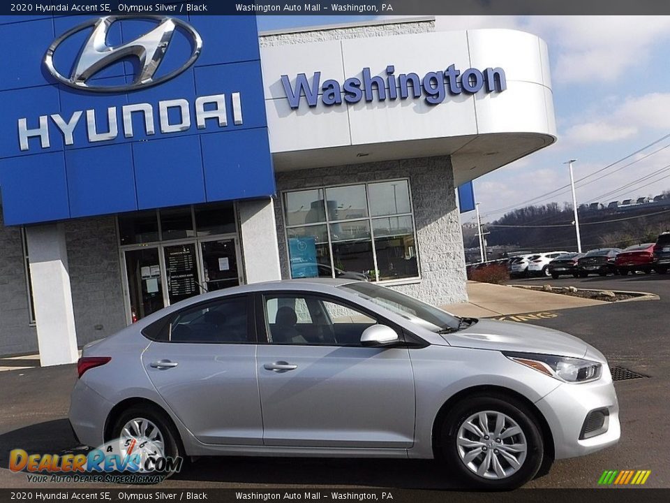 2020 Hyundai Accent SE Olympus Silver / Black Photo #2