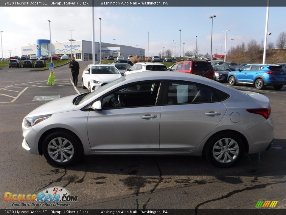 2020 Hyundai Accent SE Olympus Silver / Black Photo #6