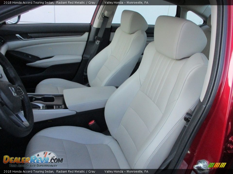 2018 Honda Accord Touring Sedan Radiant Red Metallic / Gray Photo #13
