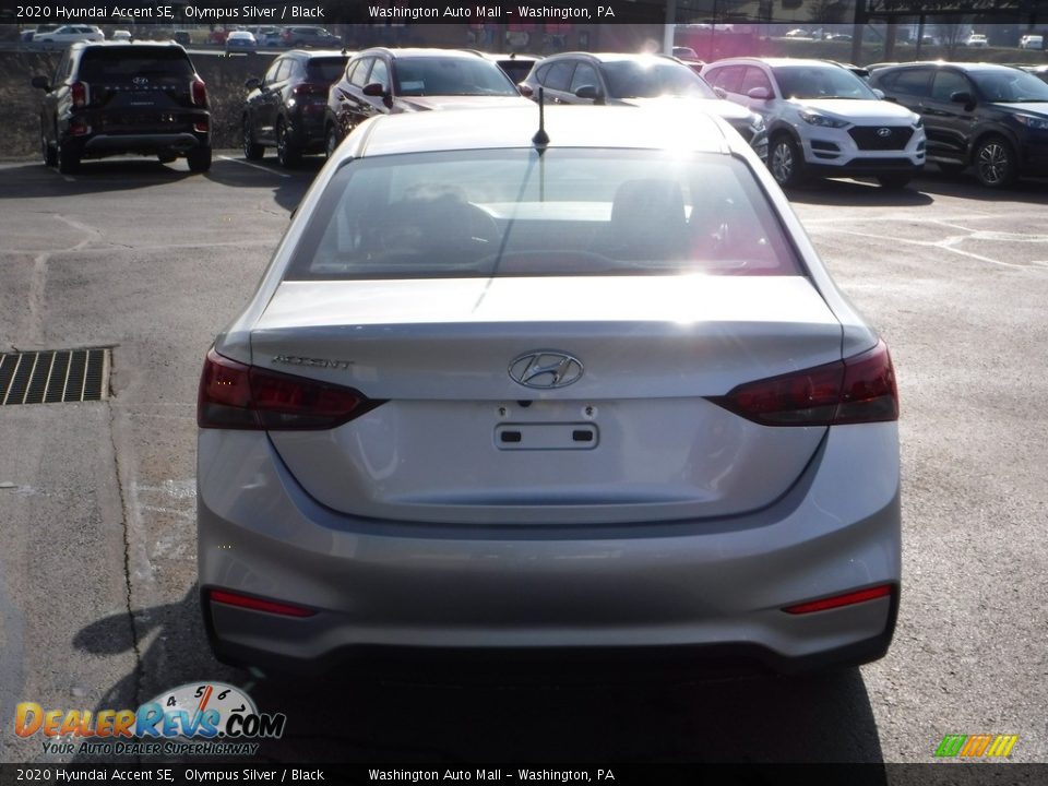 2020 Hyundai Accent SE Olympus Silver / Black Photo #8
