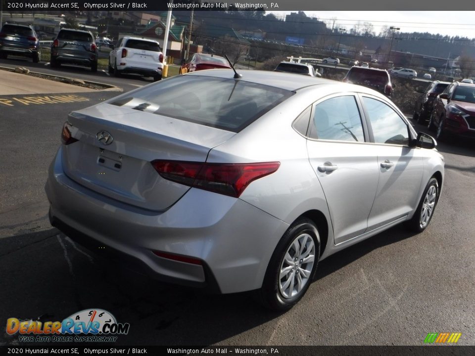 2020 Hyundai Accent SE Olympus Silver / Black Photo #9