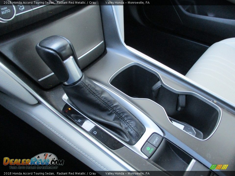 2018 Honda Accord Touring Sedan Radiant Red Metallic / Gray Photo #18