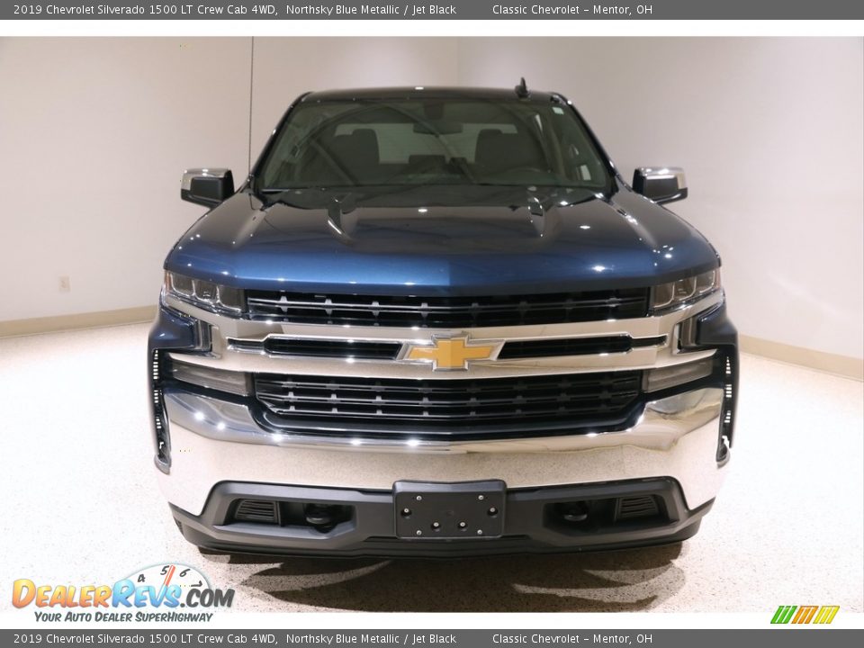 2019 Chevrolet Silverado 1500 LT Crew Cab 4WD Northsky Blue Metallic / Jet Black Photo #2