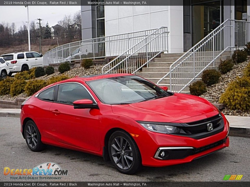 2019 Honda Civic EX Coupe Rallye Red / Black Photo #1