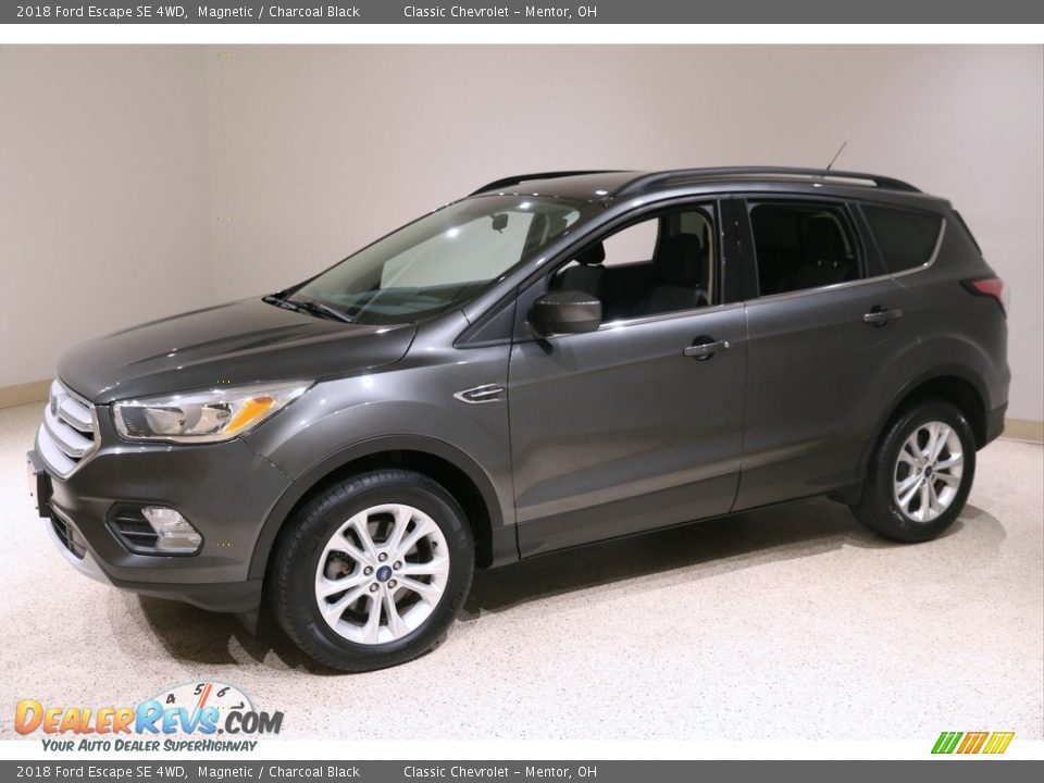 2018 Ford Escape SE 4WD Magnetic / Charcoal Black Photo #3