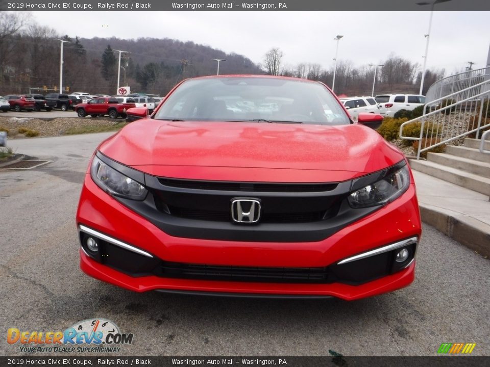 2019 Honda Civic EX Coupe Rallye Red / Black Photo #10