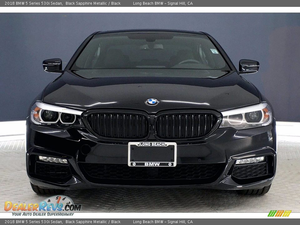 2018 BMW 5 Series 530i Sedan Black Sapphire Metallic / Black Photo #2