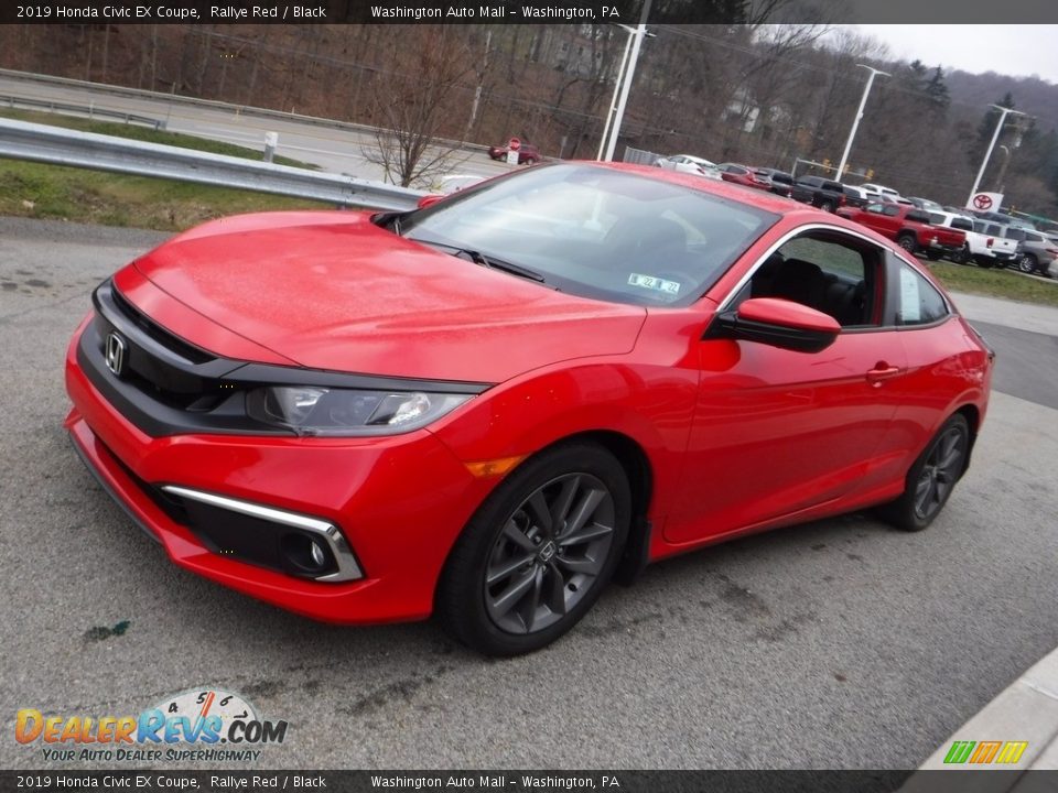 2019 Honda Civic EX Coupe Rallye Red / Black Photo #11