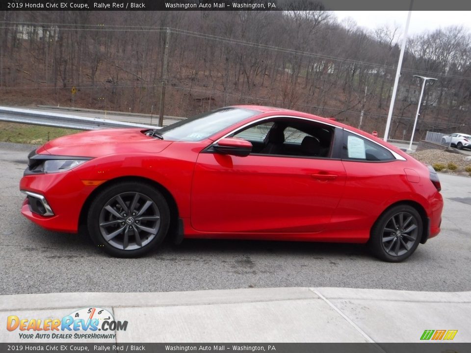 2019 Honda Civic EX Coupe Rallye Red / Black Photo #12