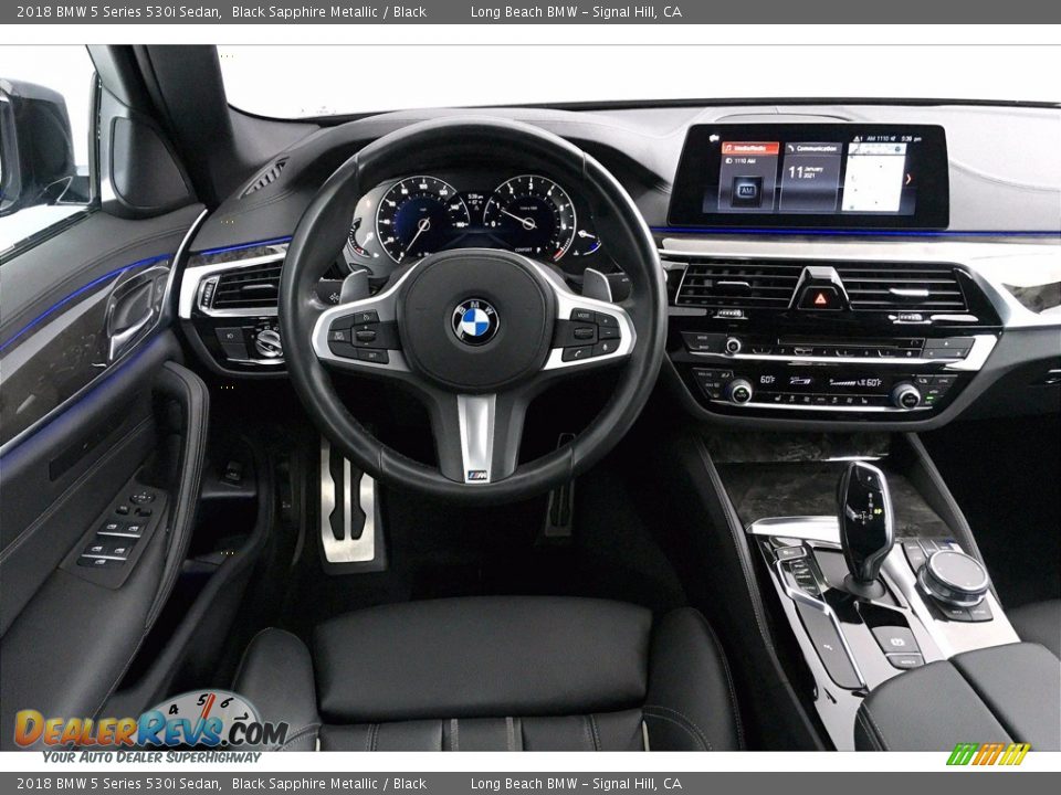 2018 BMW 5 Series 530i Sedan Black Sapphire Metallic / Black Photo #4