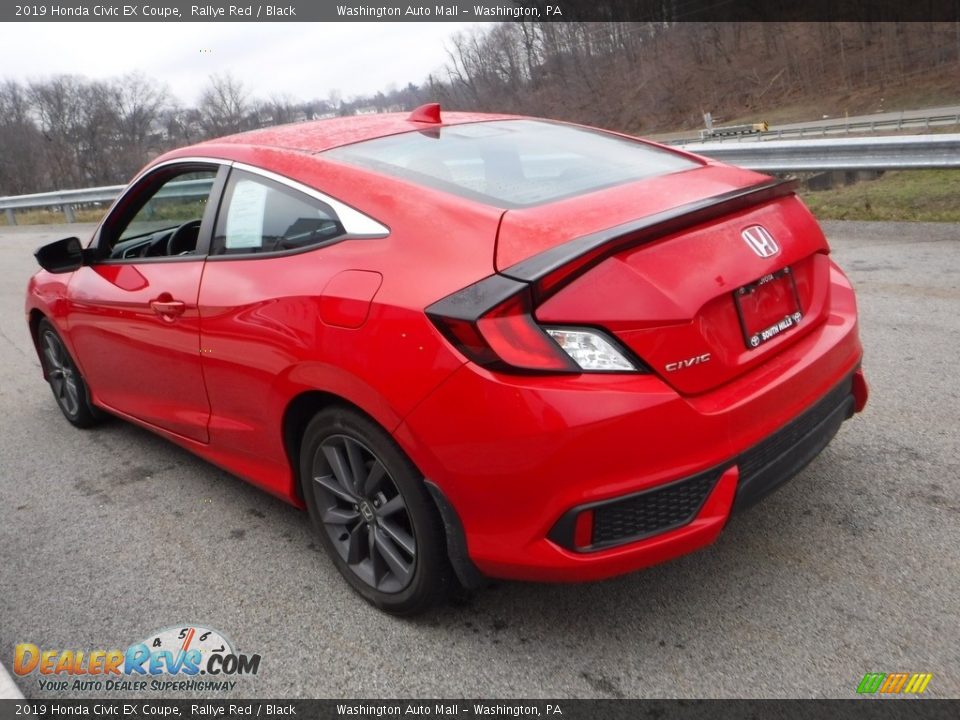 2019 Honda Civic EX Coupe Rallye Red / Black Photo #13