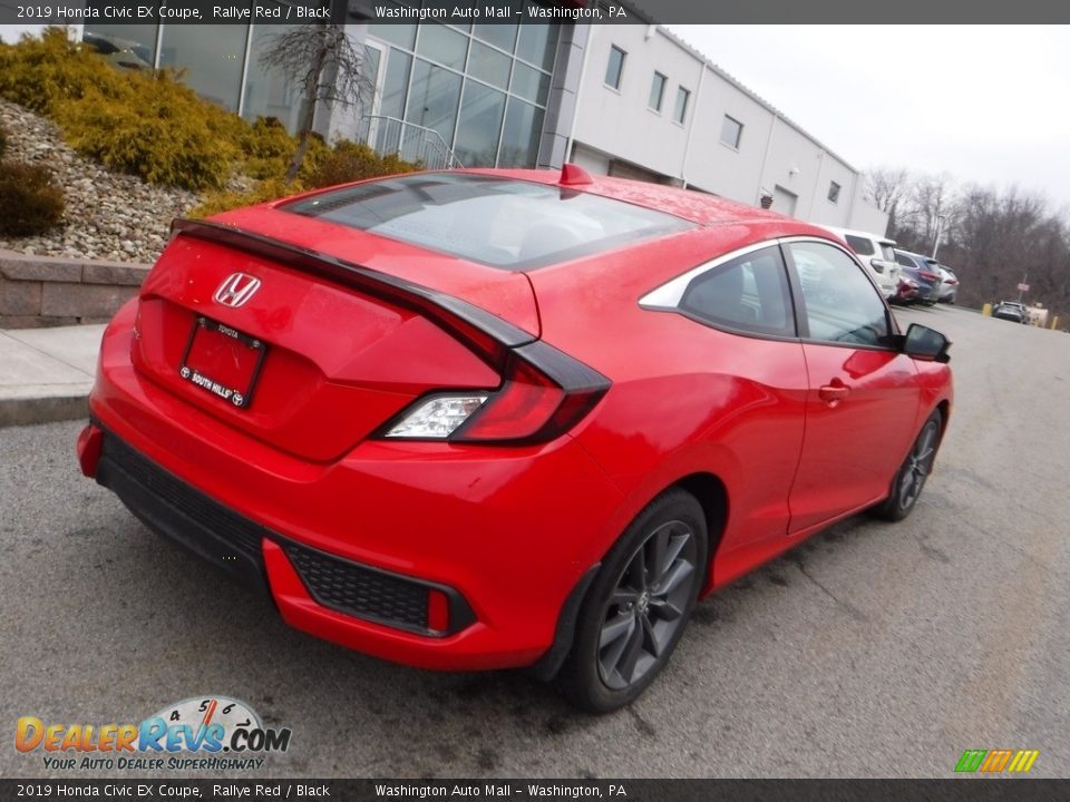 2019 Honda Civic EX Coupe Rallye Red / Black Photo #15