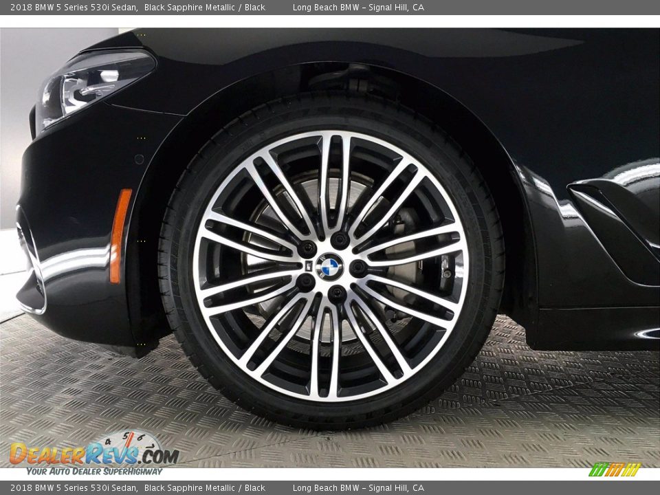 2018 BMW 5 Series 530i Sedan Black Sapphire Metallic / Black Photo #8