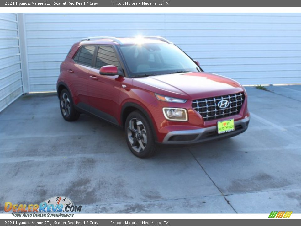 2021 Hyundai Venue SEL Scarlet Red Pearl / Gray Photo #2