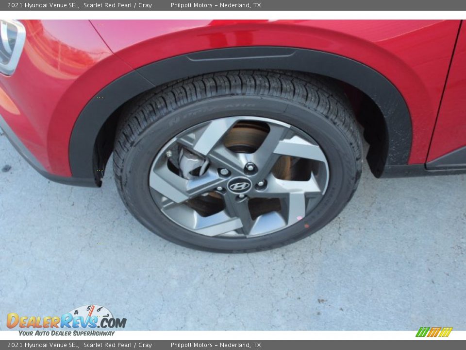 2021 Hyundai Venue SEL Scarlet Red Pearl / Gray Photo #5
