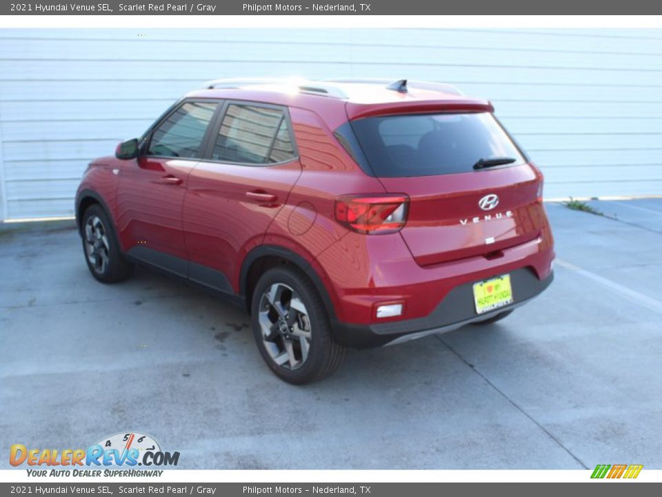 2021 Hyundai Venue SEL Scarlet Red Pearl / Gray Photo #6