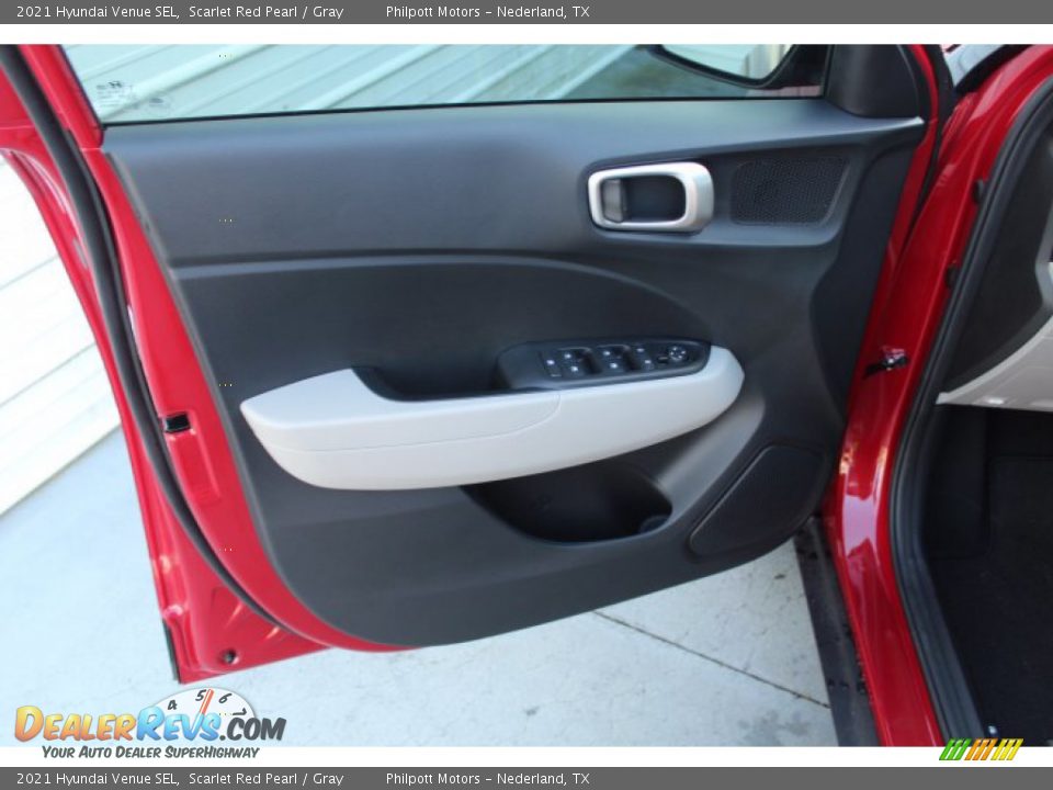 2021 Hyundai Venue SEL Scarlet Red Pearl / Gray Photo #9
