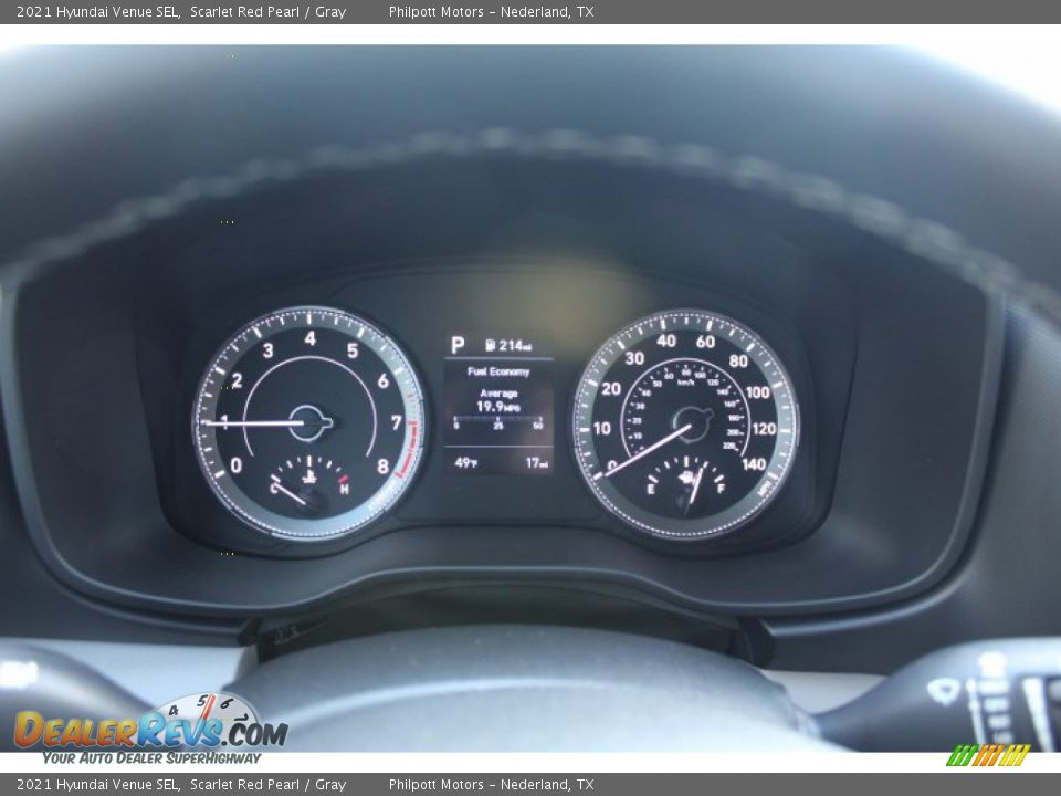 2021 Hyundai Venue SEL Scarlet Red Pearl / Gray Photo #13