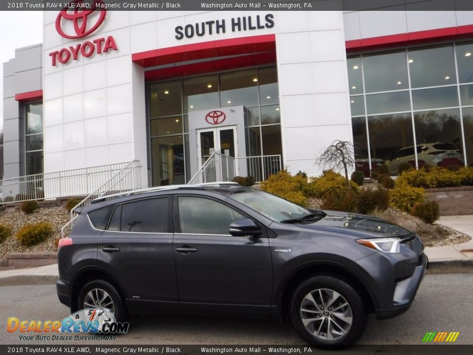 2018 Toyota RAV4 XLE AWD Magnetic Gray Metallic / Black Photo #2