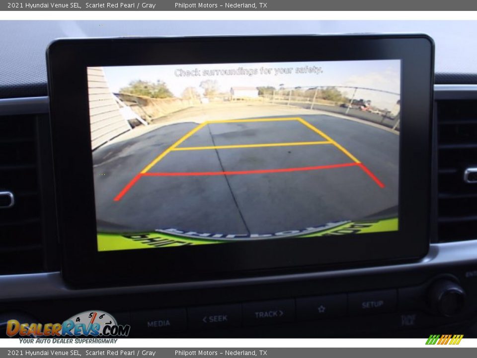 2021 Hyundai Venue SEL Scarlet Red Pearl / Gray Photo #17