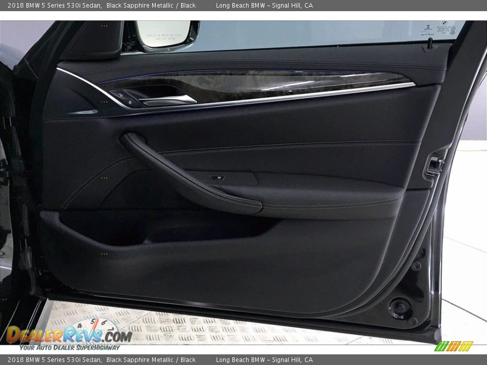 2018 BMW 5 Series 530i Sedan Black Sapphire Metallic / Black Photo #24