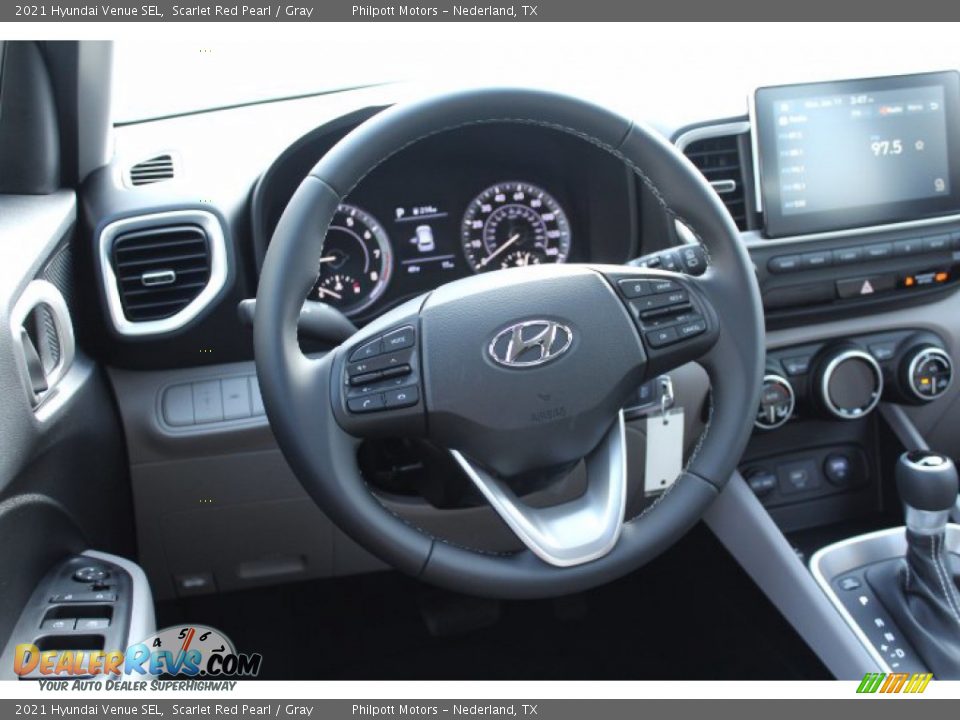 2021 Hyundai Venue SEL Scarlet Red Pearl / Gray Photo #21