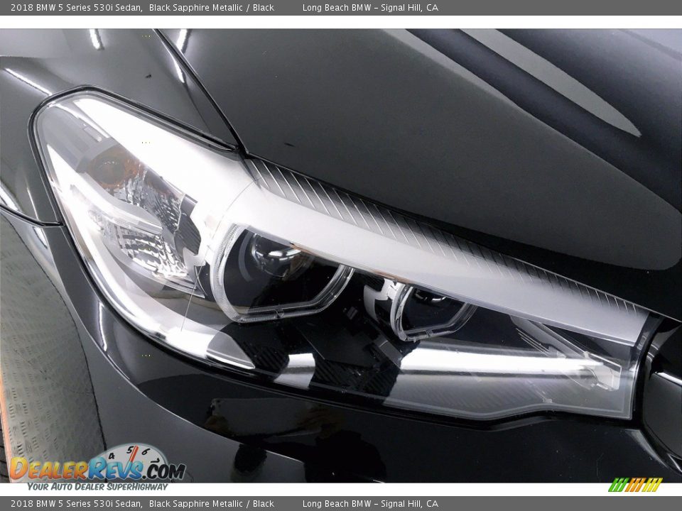 2018 BMW 5 Series 530i Sedan Black Sapphire Metallic / Black Photo #26