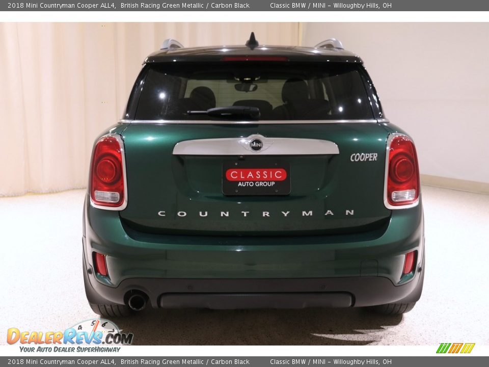 2018 Mini Countryman Cooper ALL4 British Racing Green Metallic / Carbon Black Photo #20