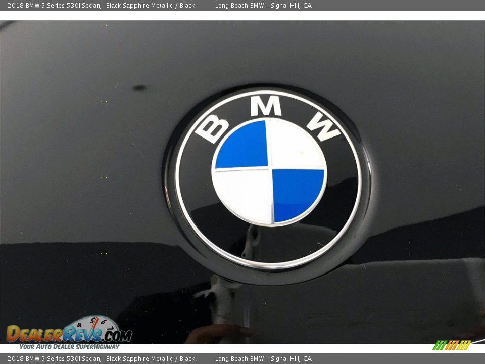 2018 BMW 5 Series 530i Sedan Black Sapphire Metallic / Black Photo #33