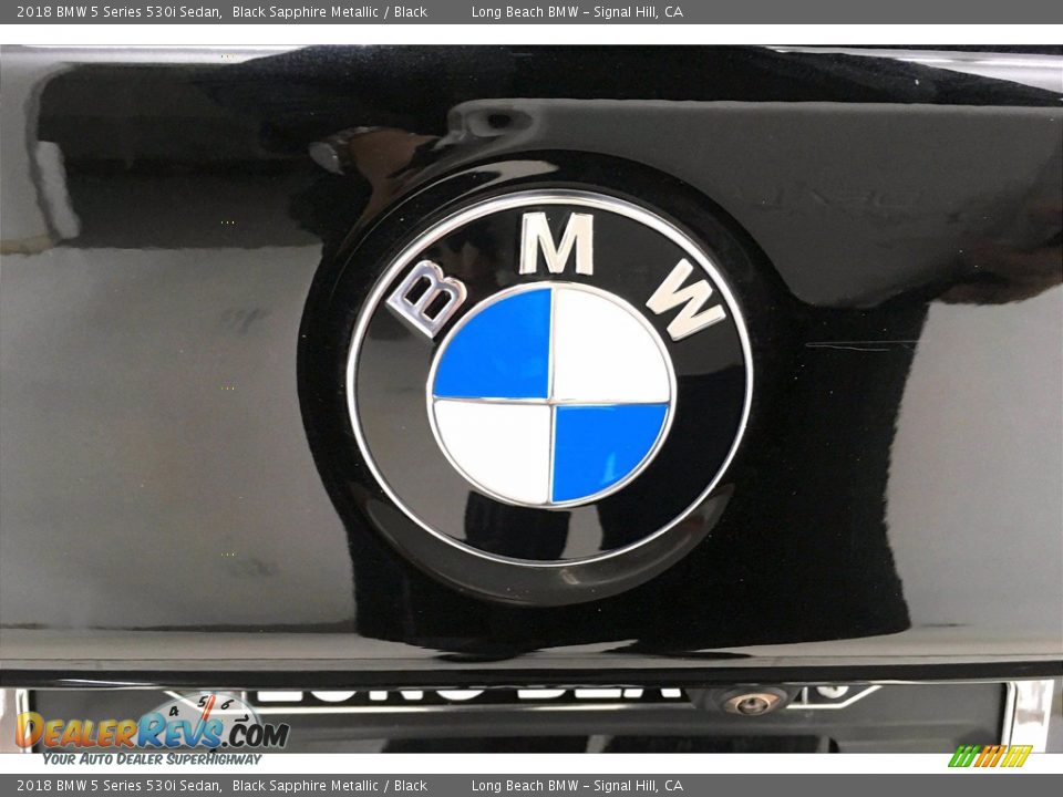 2018 BMW 5 Series 530i Sedan Black Sapphire Metallic / Black Photo #34