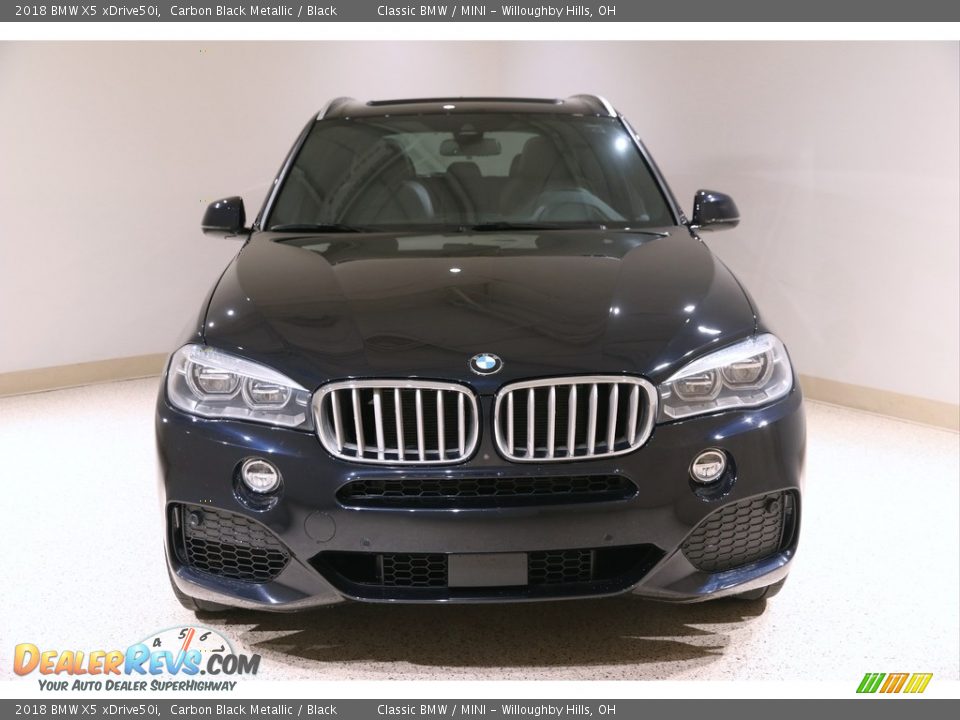 2018 BMW X5 xDrive50i Carbon Black Metallic / Black Photo #2