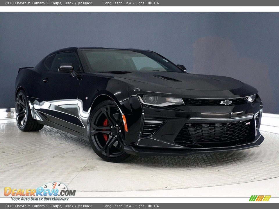 Black 2018 Chevrolet Camaro SS Coupe Photo #1