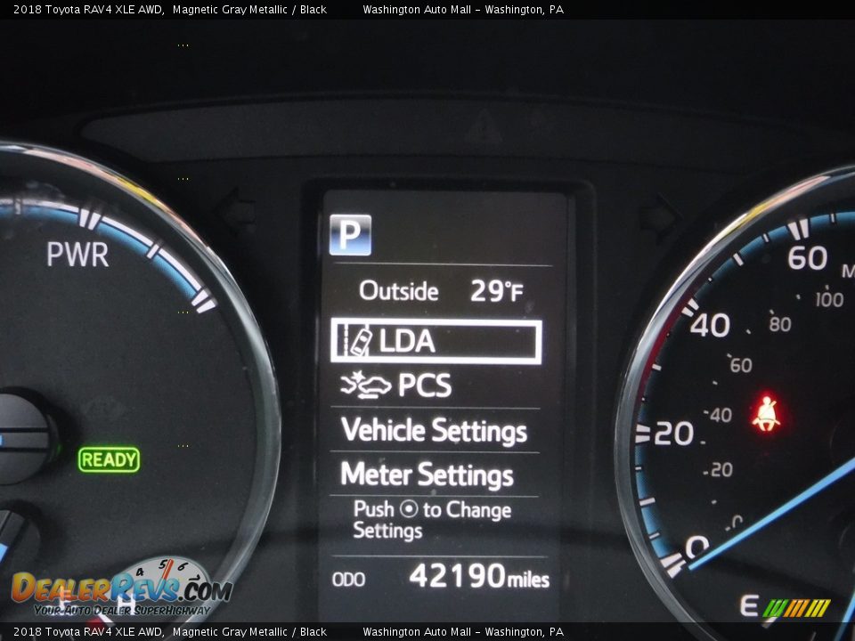 2018 Toyota RAV4 XLE AWD Magnetic Gray Metallic / Black Photo #25