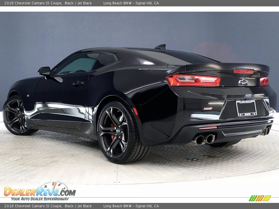 2018 Chevrolet Camaro SS Coupe Black / Jet Black Photo #10