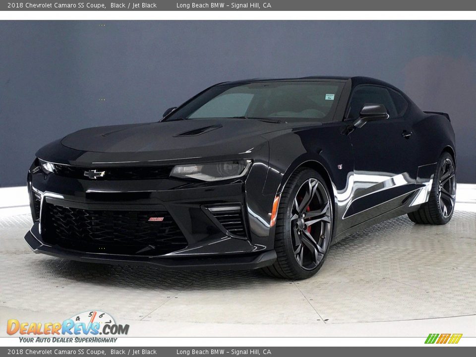 2018 Chevrolet Camaro SS Coupe Black / Jet Black Photo #12