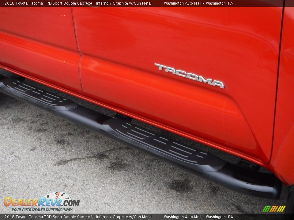 2018 Toyota Tacoma TRD Sport Double Cab 4x4 Inferno / Graphite w/Gun Metal Photo #10