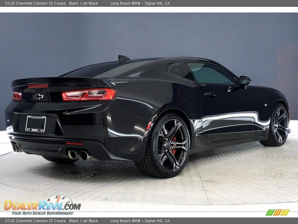 2018 Chevrolet Camaro SS Coupe Black / Jet Black Photo #13