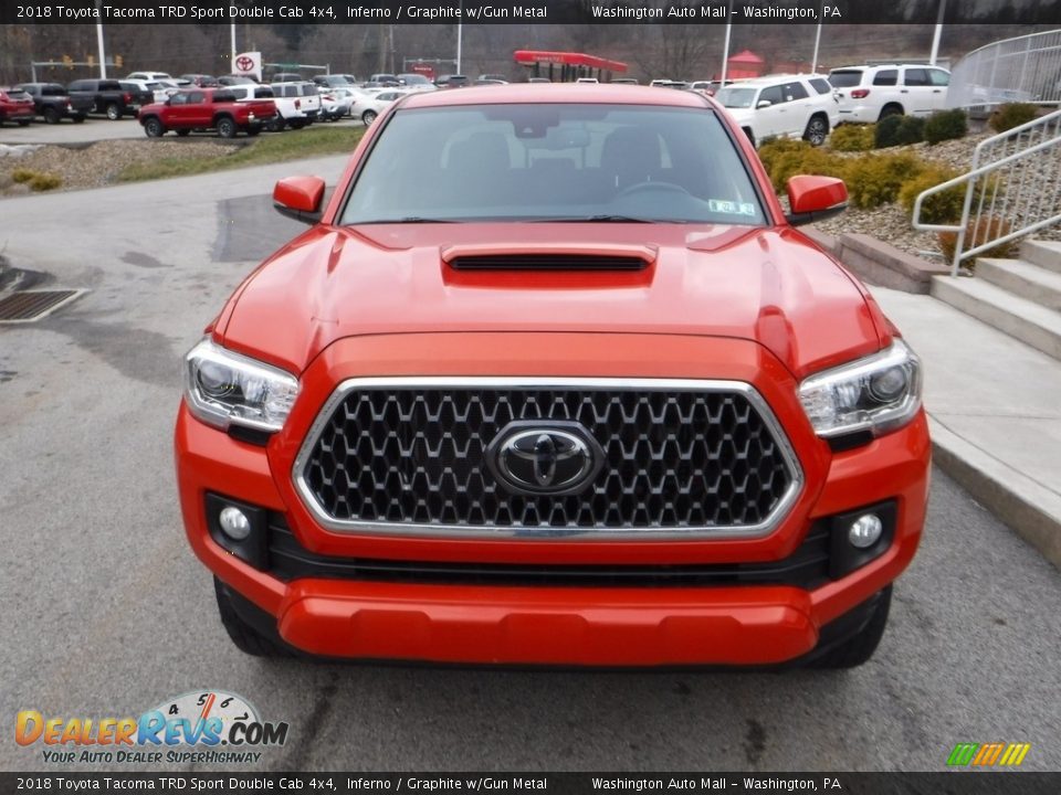 2018 Toyota Tacoma TRD Sport Double Cab 4x4 Inferno / Graphite w/Gun Metal Photo #12