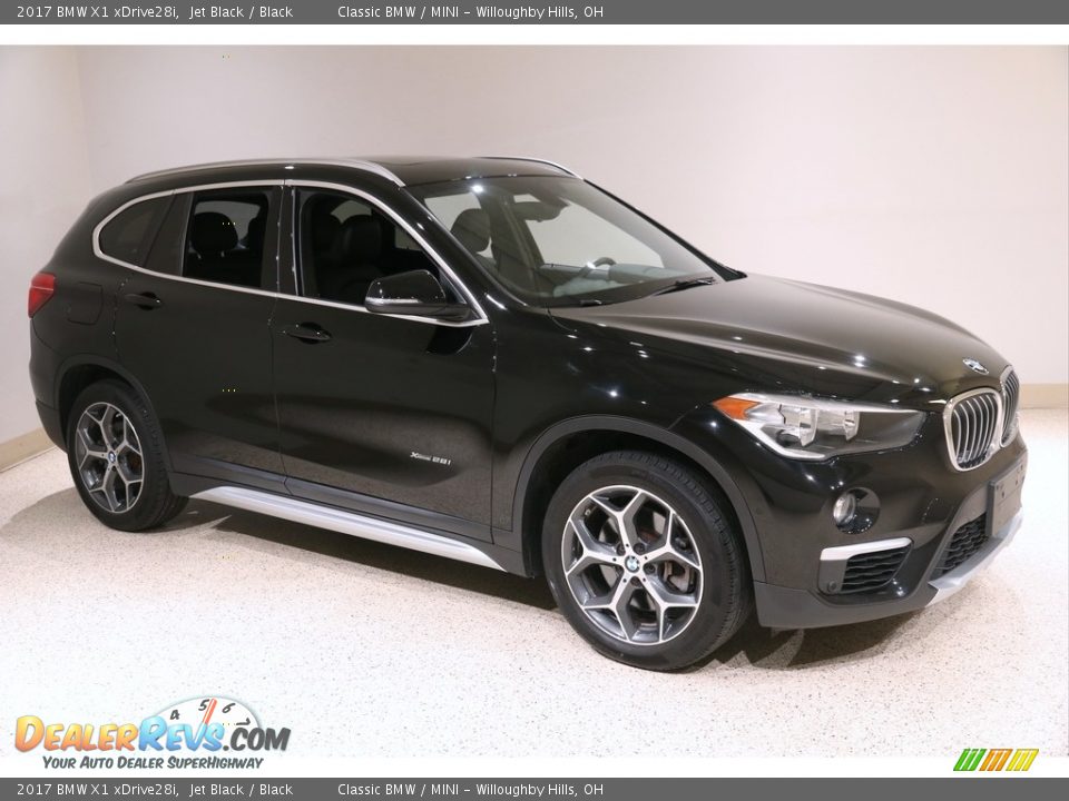 2017 BMW X1 xDrive28i Jet Black / Black Photo #1