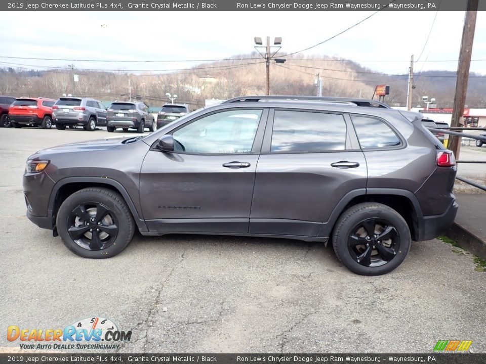 2019 Jeep Cherokee Latitude Plus 4x4 Granite Crystal Metallic / Black Photo #3