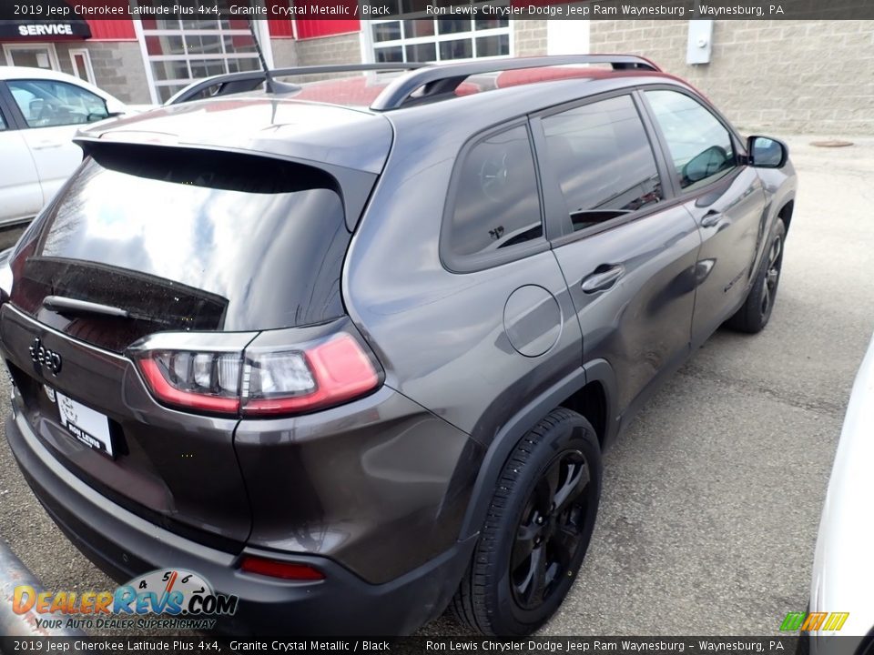 2019 Jeep Cherokee Latitude Plus 4x4 Granite Crystal Metallic / Black Photo #5