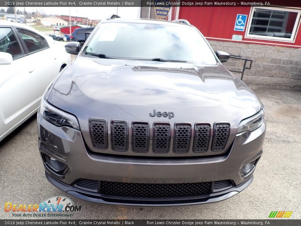 2019 Jeep Cherokee Latitude Plus 4x4 Granite Crystal Metallic / Black Photo #6