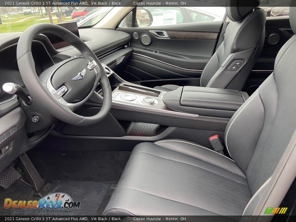 Front Seat of 2021 Genesis GV80 3.5T Advanced Plus AWD Photo #3