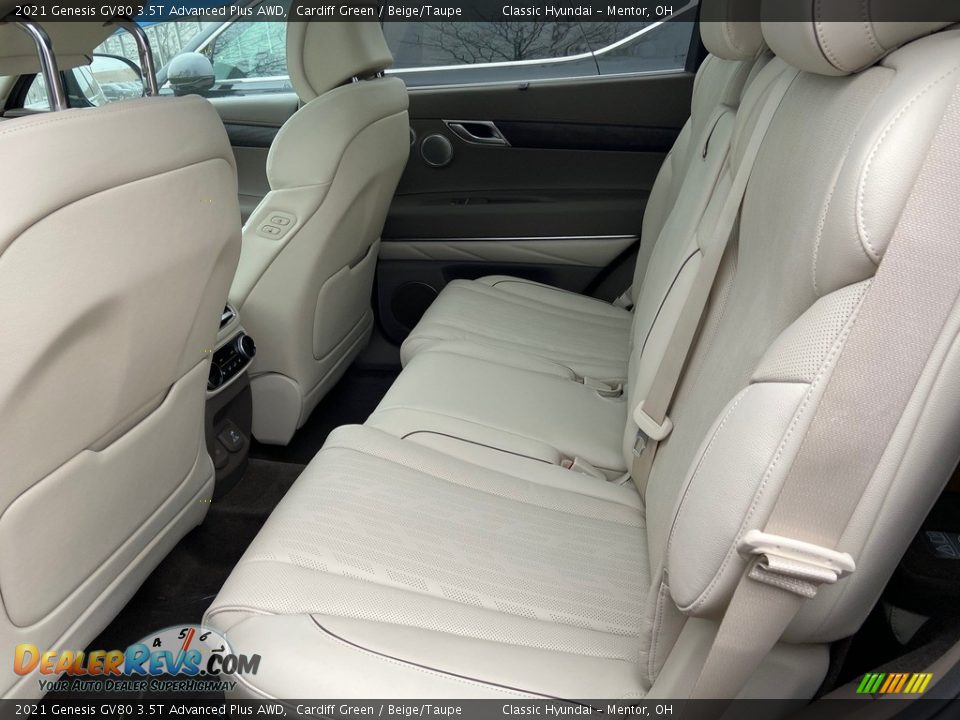 Rear Seat of 2021 Genesis GV80 3.5T Advanced Plus AWD Photo #5