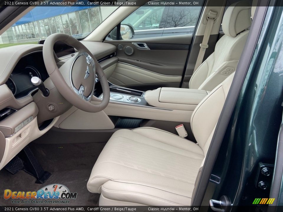 Front Seat of 2021 Genesis GV80 3.5T Advanced Plus AWD Photo #6